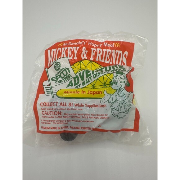 1993 Minnie in Japan McDonald’s EPCOT Happy Meal Toy Sealed Vintage Disney - Picture 1 of 10
